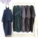 Multicolor Premium Dubai Abaya with Embroidery - Image 2