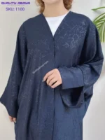 Multicolor Premium Dubai Abaya with Embroidery - Image 3