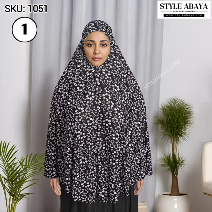 Premium quality linen fabric new salat khimar - Image 1