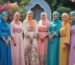 Women in Borka and Hijab styled for different body types